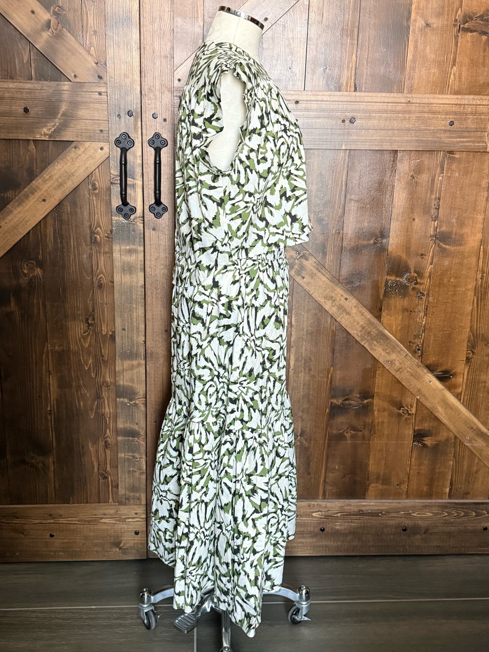NEW MISA Los Angeles Itzel Skirt & Alina Top Cotton Abstract Floraburst Size S/M - Picture 7 of 16